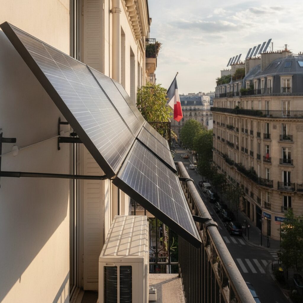 Panneaux solaires de balcon : climatiser son logement gratuitement en 2026